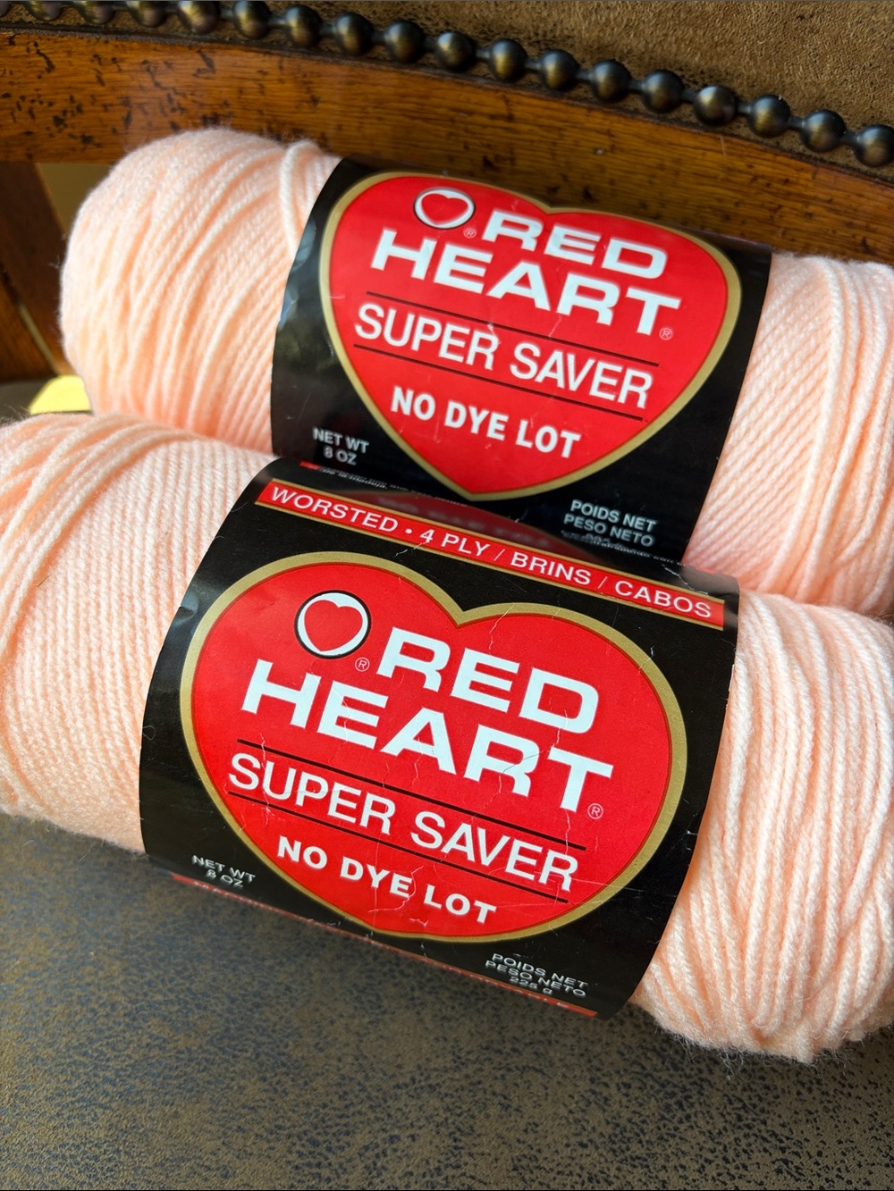Red Heart Super Saver yarn